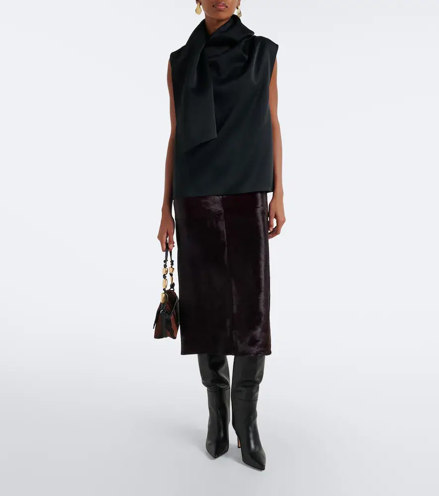 Simkhai Tobiana calf hair pencil skirt | Thumbnail 5 Simkhai Tobiana calf hair pencil skirt | Thumbnail 5