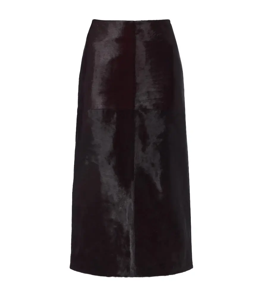 Tobiana calf hair pencil skirt