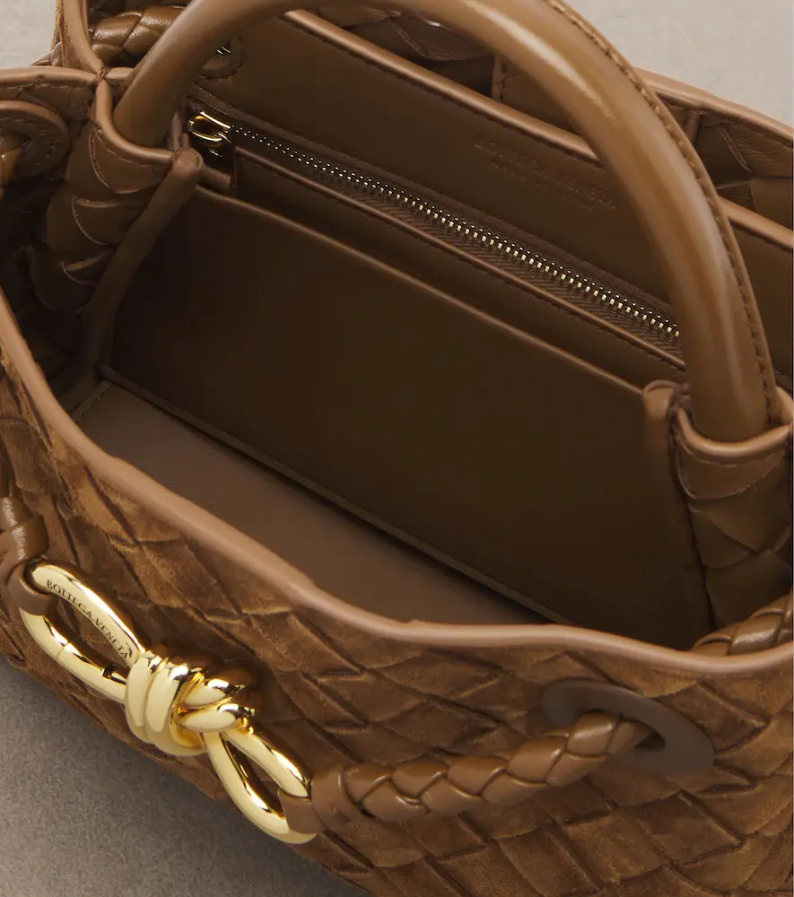 Bottega Veneta Andiamo Mini suede top-handle bag | Thumbnail 2 Bottega Veneta Andiamo Mini suede top-handle bag | Thumbnail 2
