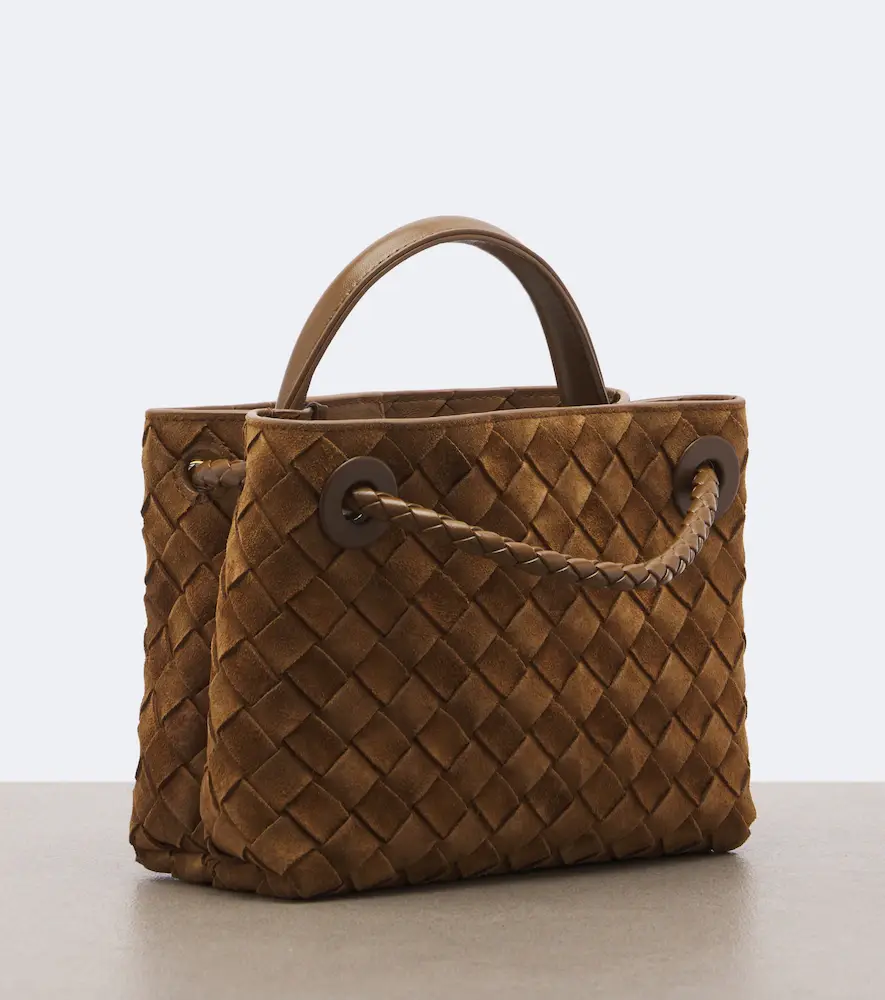 Bottega Veneta Andiamo Mini suede top-handle bag | Thumbnail 3 Bottega Veneta Andiamo Mini suede top-handle bag | Thumbnail 3