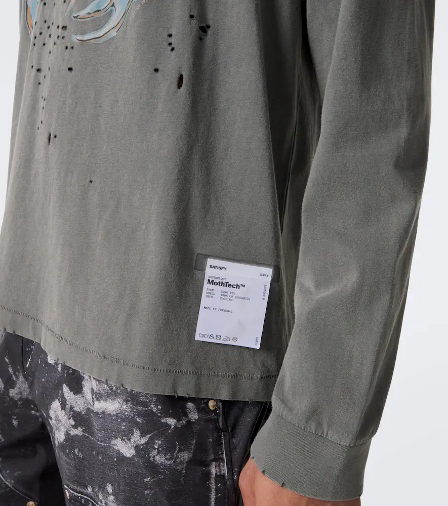 Satisfy MothTech printed cotton jersey T-Shirt | Thumbnail 2