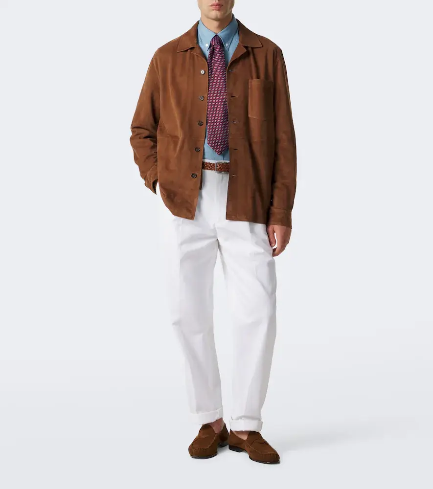 Charvet Cotton chambray shirt | Thumbnail 6 Charvet Cotton chambray shirt | Thumbnail 6