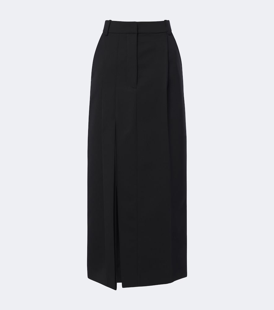 Pleated wool midi skirt Pleated wool midi skirt