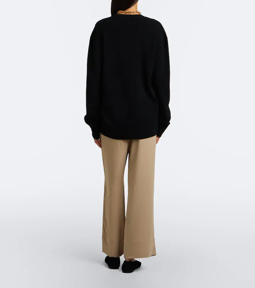 TOTEME Cady wide-leg pants | Thumbnail 6 TOTEME Cady wide-leg pants | Thumbnail 6