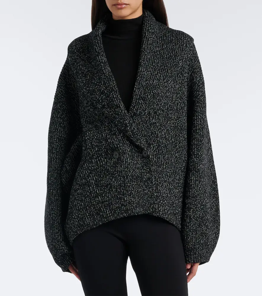 TOTEME Wool and cotton-blend cardigan | Thumbnail 4 TOTEME Wool and cotton-blend cardigan | Thumbnail 4
