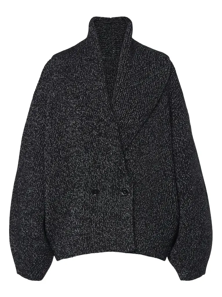 Wool and cotton-blend cardigan Wool and cotton-blend cardigan
