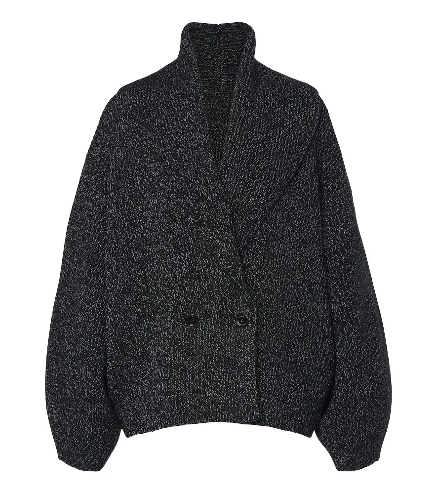 Wool and cotton-blend cardigan Wool and cotton-blend cardigan