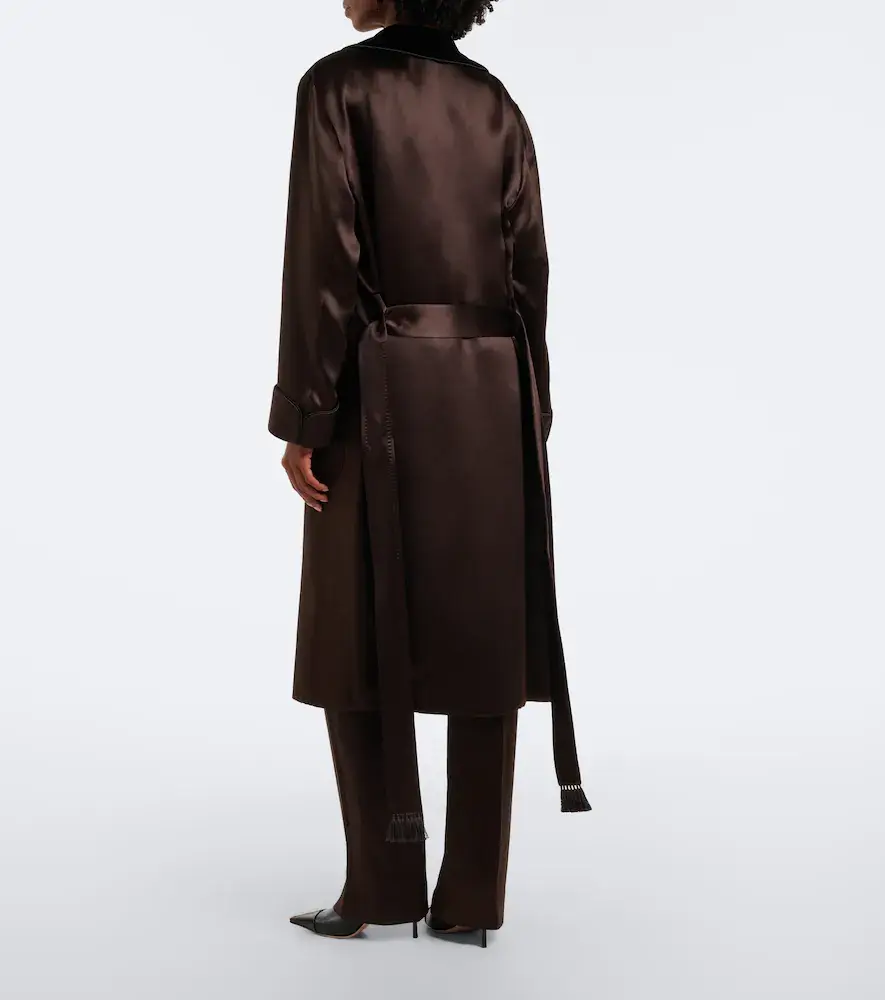Tom Ford Silk satin wide-leg pants | Thumbnail 3
