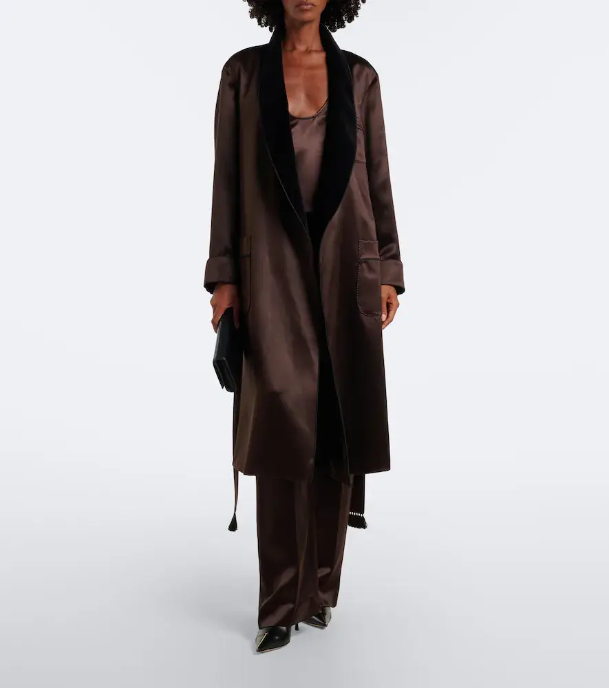 Tom Ford Silk satin wide-leg pants | Thumbnail 4
