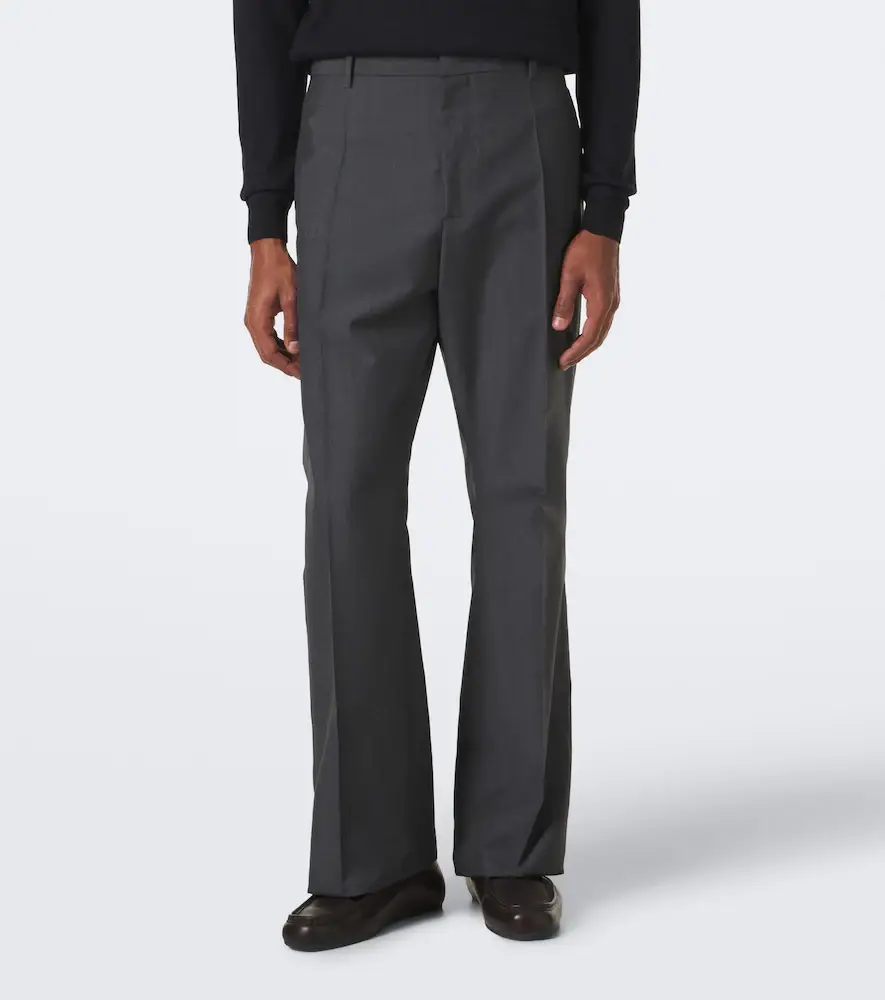 Jil Sander Wool and mohair bootcut pants | Thumbnail 3