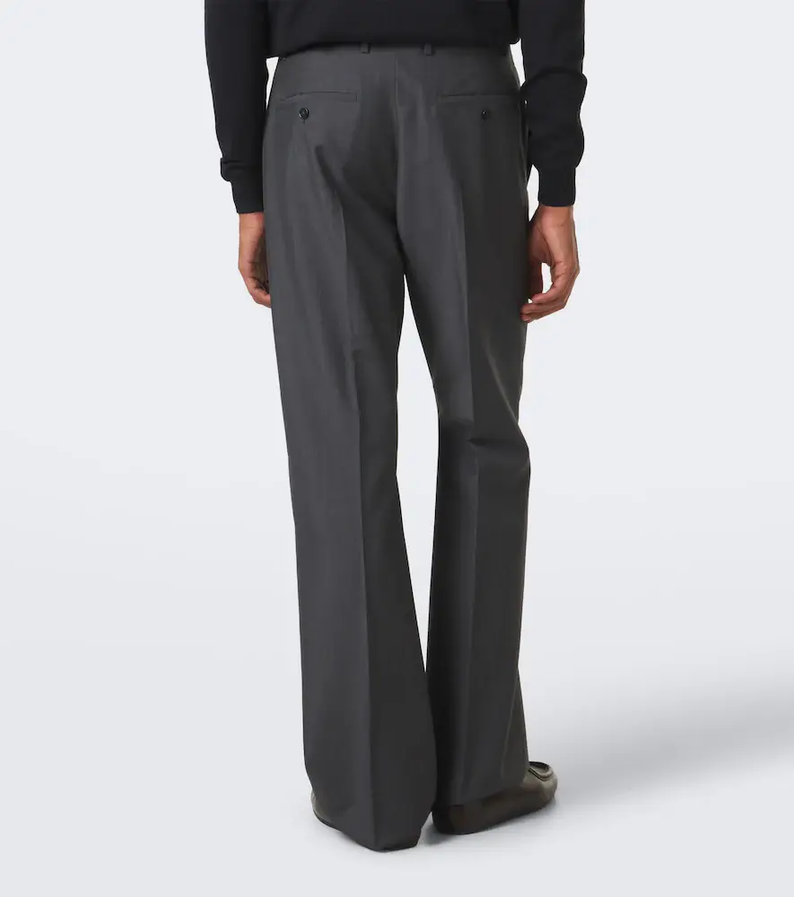 Jil Sander Wool and mohair bootcut pants | Thumbnail 4