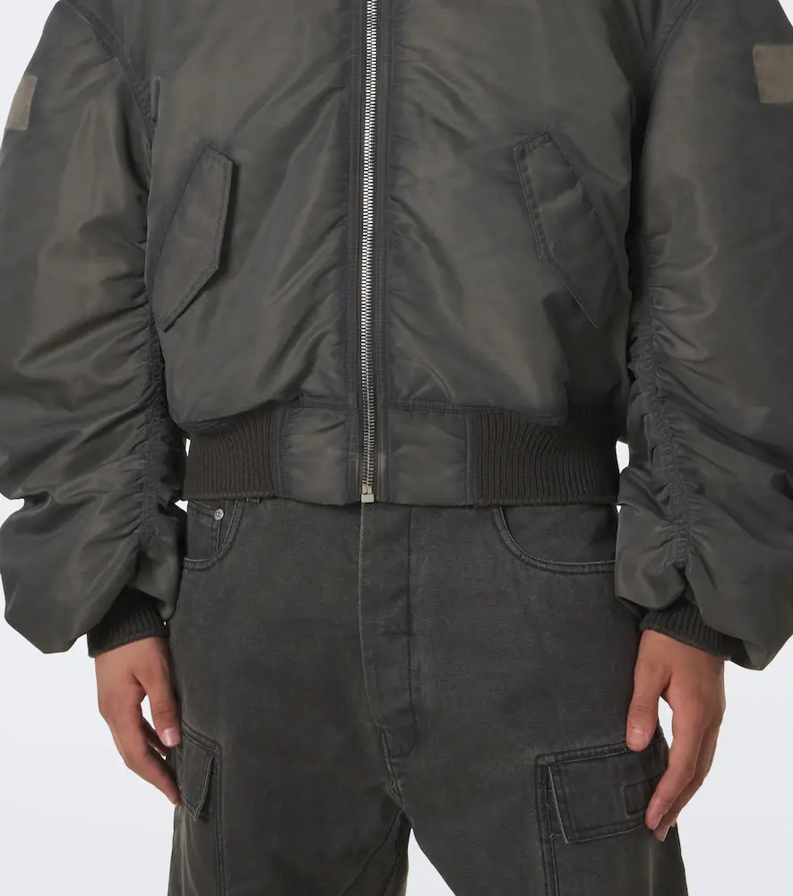 Rick Owens Secchia Flight satin bomber jacket | Thumbnail 2 Rick Owens Secchia Flight satin bomber jacket | Thumbnail 2