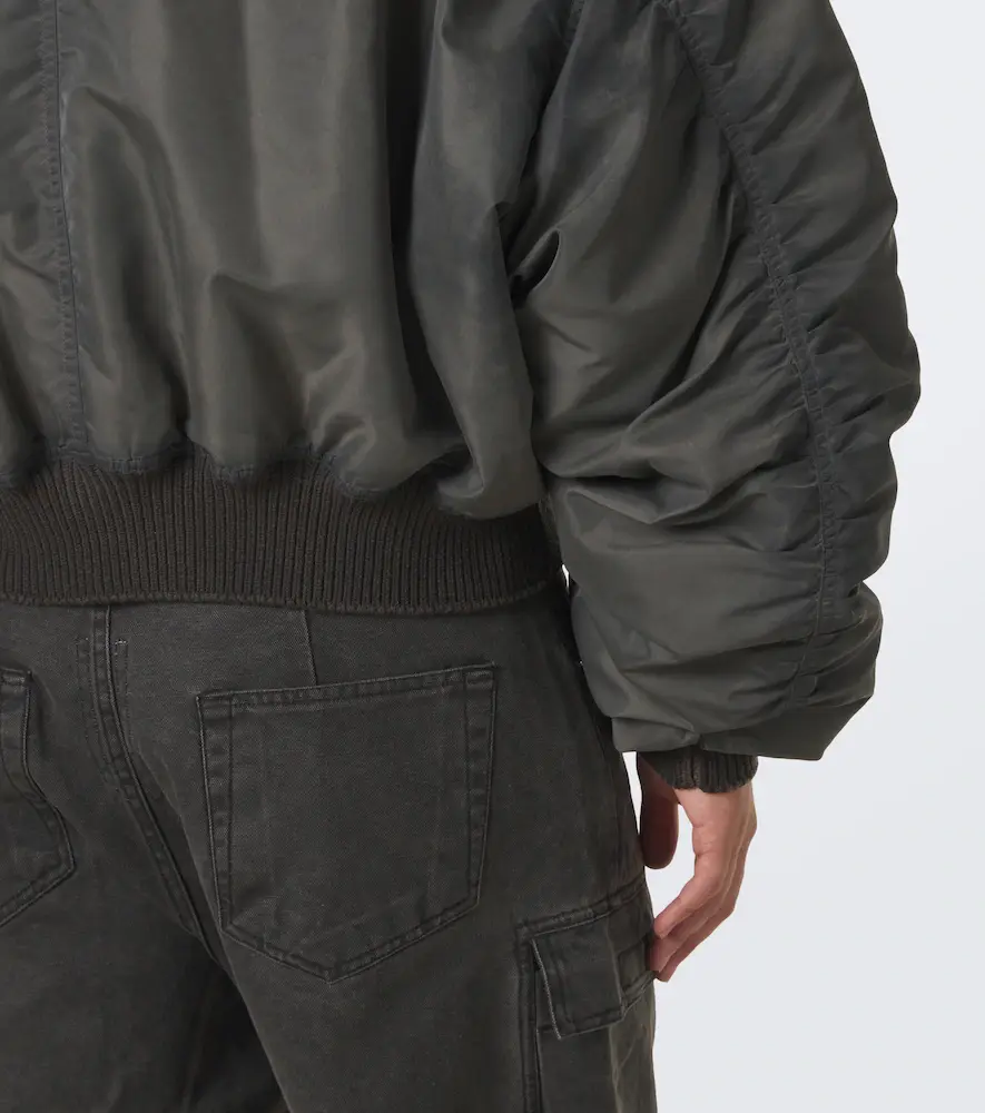 Rick Owens Secchia Flight satin bomber jacket | Thumbnail 5 Rick Owens Secchia Flight satin bomber jacket | Thumbnail 5