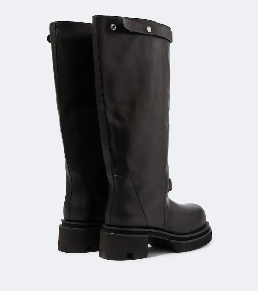 Rick Owens Naska leather knee-high boots | Thumbnail 2 Rick Owens Naska leather knee-high boots | Thumbnail 2