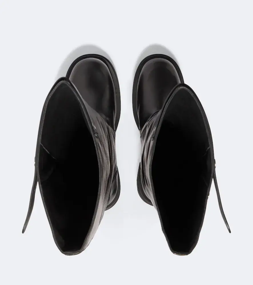Rick Owens Naska leather knee-high boots | Thumbnail 4 Rick Owens Naska leather knee-high boots | Thumbnail 4