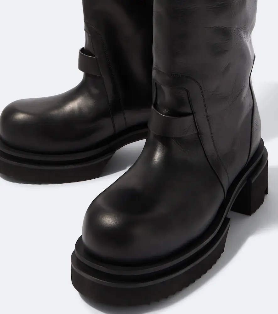 Rick Owens Naska leather knee-high boots | Thumbnail 6 Rick Owens Naska leather knee-high boots | Thumbnail 6