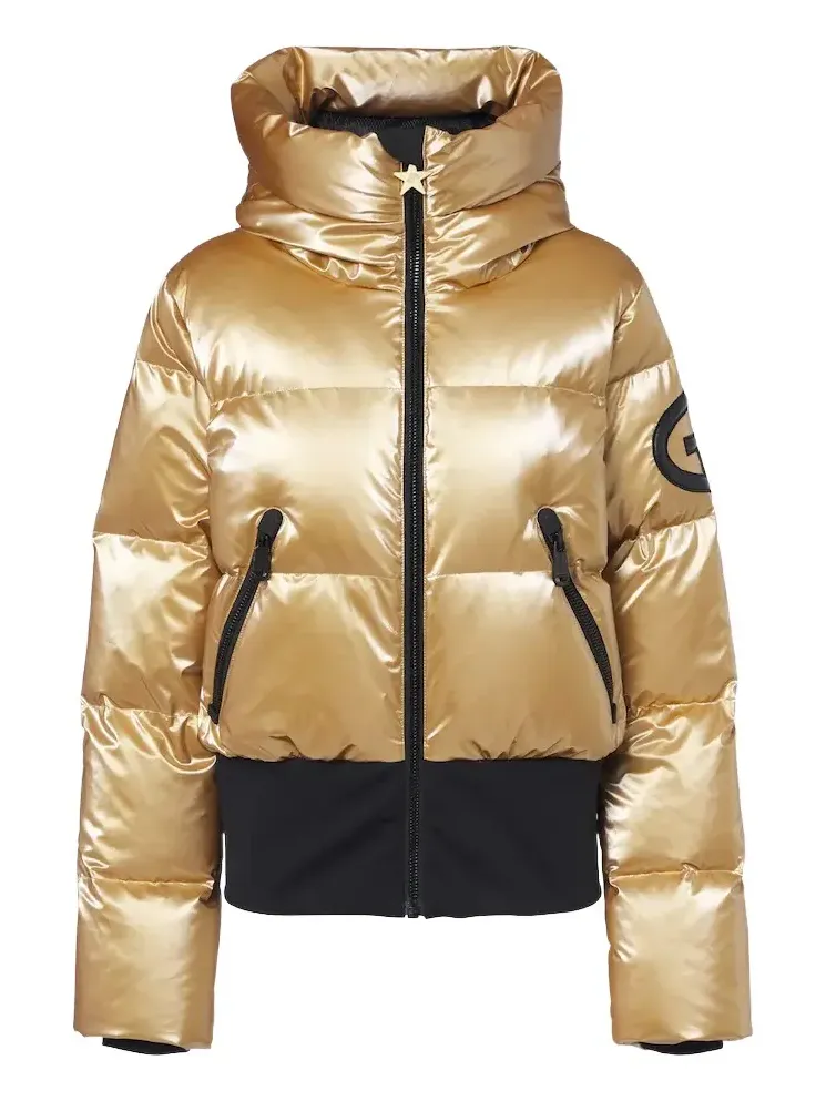 Bombardino hooded padded ski jacket