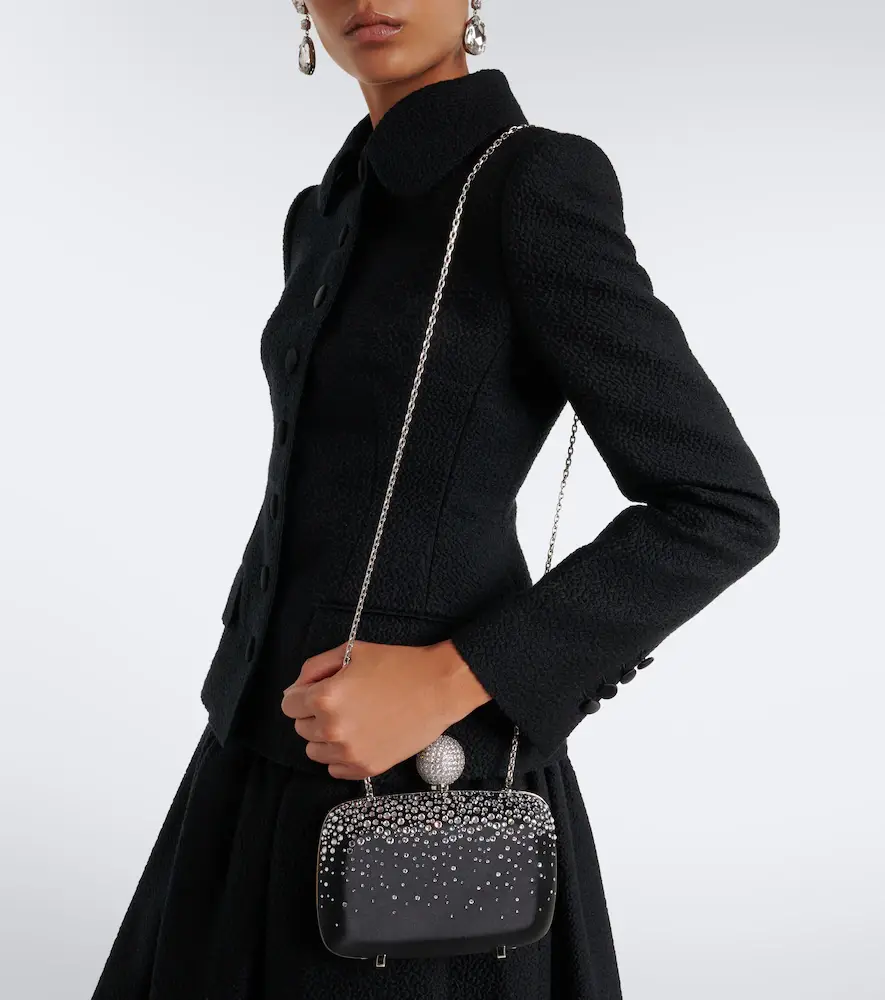 Roger Vivier Vivier Marlene embellished satin clutch | Thumbnail 5 Roger Vivier Vivier Marlene embellished satin clutch | Thumbnail 5