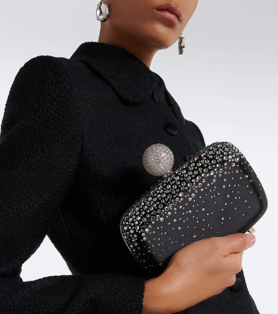 Roger Vivier Vivier Marlene embellished satin clutch | Thumbnail 7 Roger Vivier Vivier Marlene embellished satin clutch | Thumbnail 7