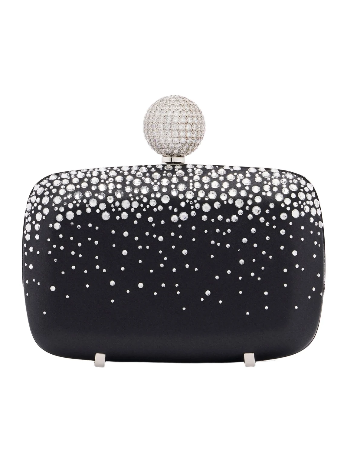 Roger Vivier Vivier Marlene embellished satin clutch