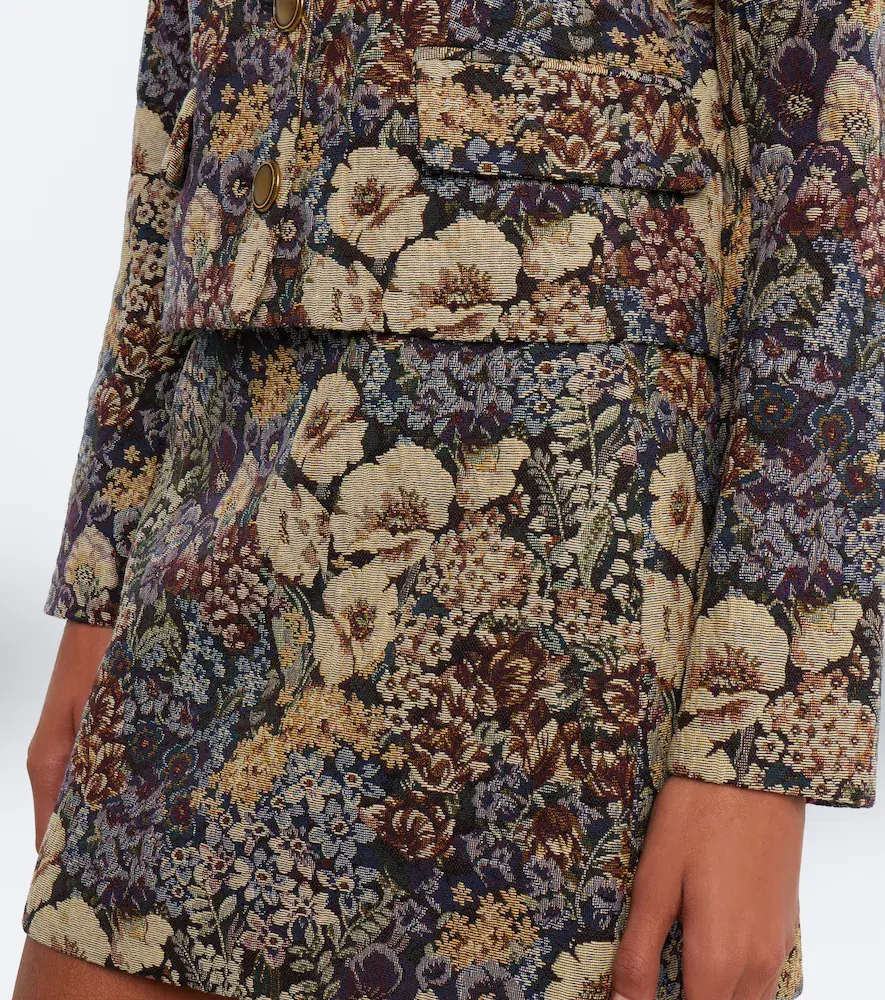 Veronica Beard Wilde floral jacquard jacket | Thumbnail 2 Veronica Beard Wilde floral jacquard jacket | Thumbnail 2