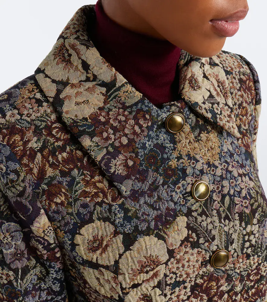 Veronica Beard Wilde floral jacquard jacket | Thumbnail 5 Veronica Beard Wilde floral jacquard jacket | Thumbnail 5