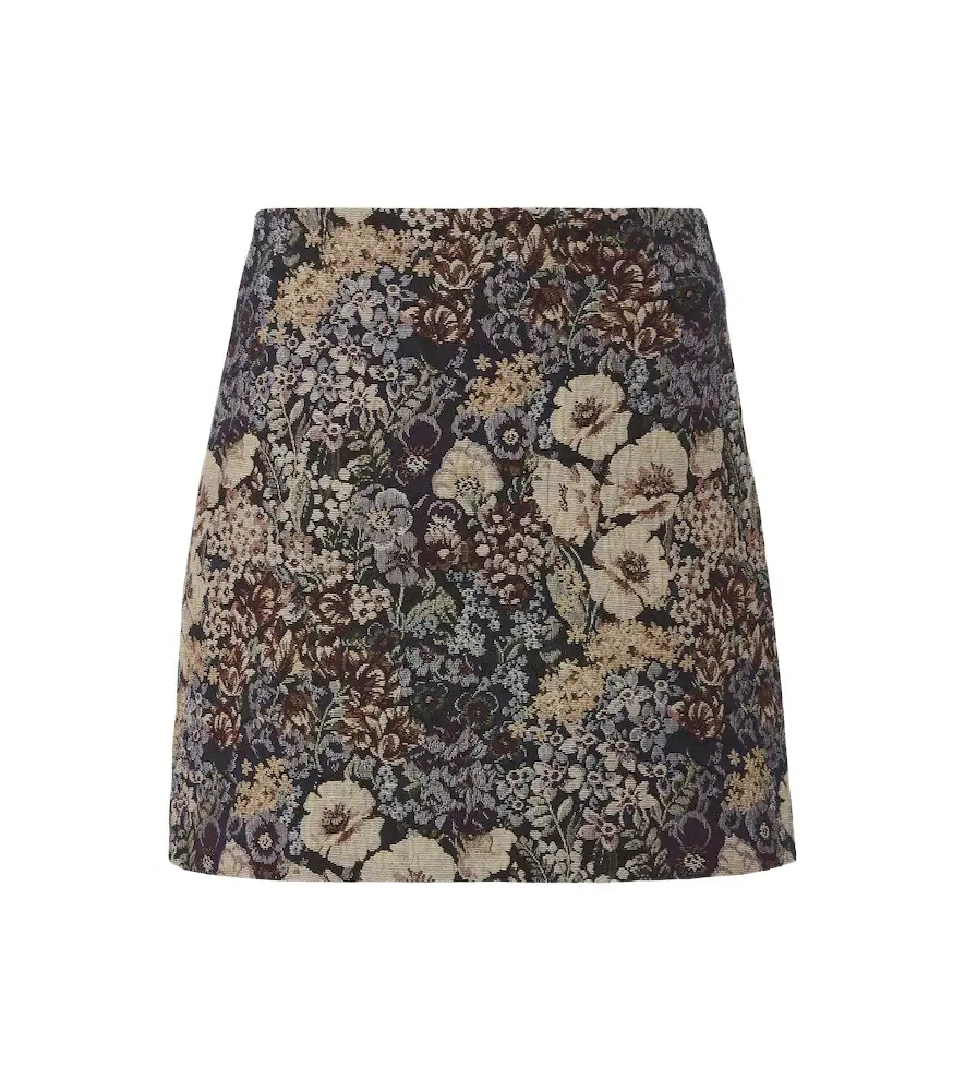 Ohemia floral jacquard miniskirt Ohemia floral jacquard miniskirt