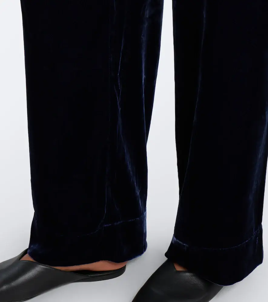 ASCENO London velvet wide-leg pants | Thumbnail 5 ASCENO London velvet wide-leg pants | Thumbnail 5
