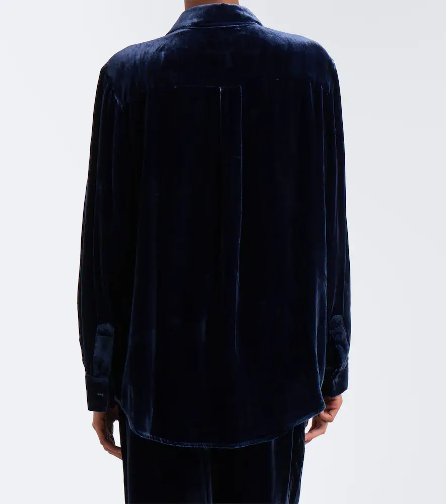 ASCENO London velvet shirt | Thumbnail 4