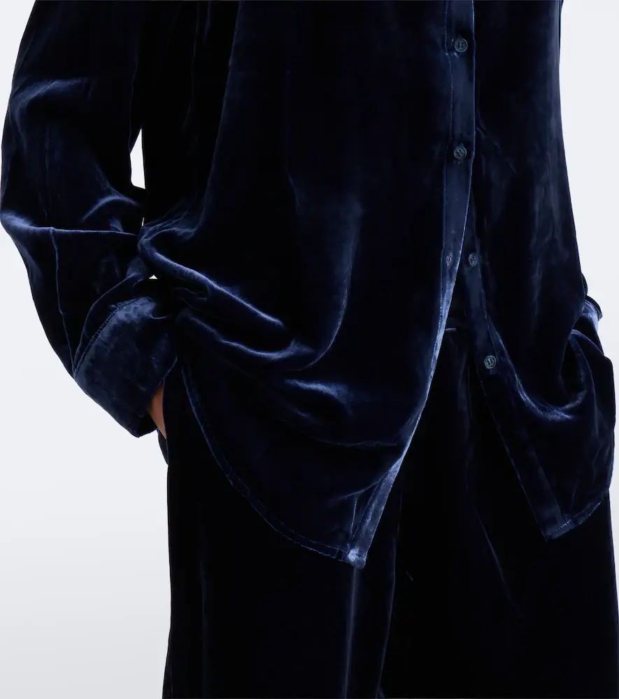 ASCENO London velvet shirt | Thumbnail 5
