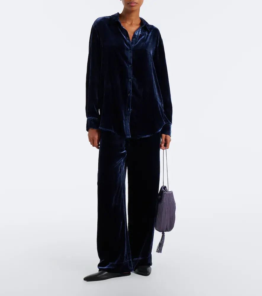 ASCENO London velvet shirt | Thumbnail 6