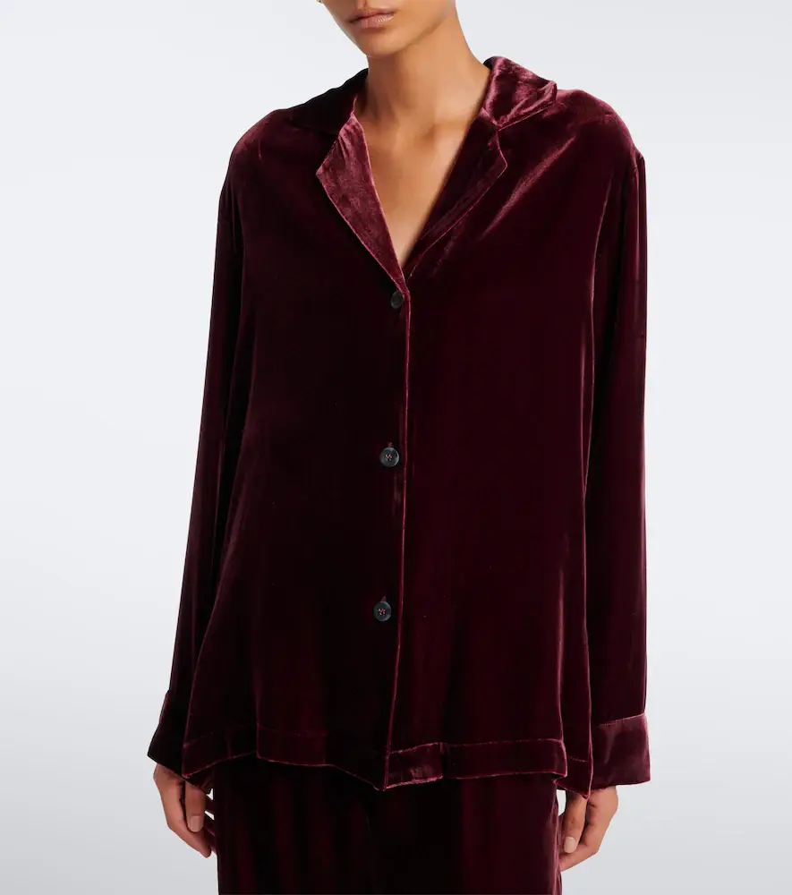 ASCENO Calabasas velvet shirt | Thumbnail 2 ASCENO Calabasas velvet shirt | Thumbnail 2