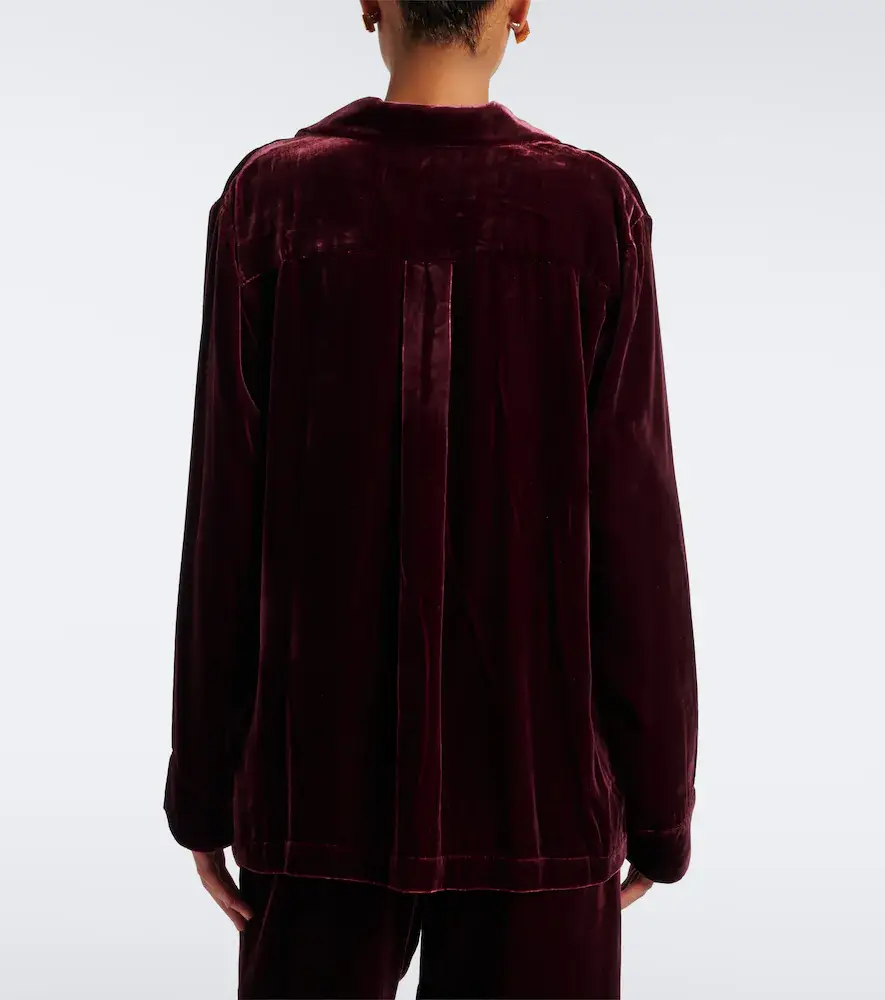 ASCENO Calabasas velvet shirt | Thumbnail 4 ASCENO Calabasas velvet shirt | Thumbnail 4