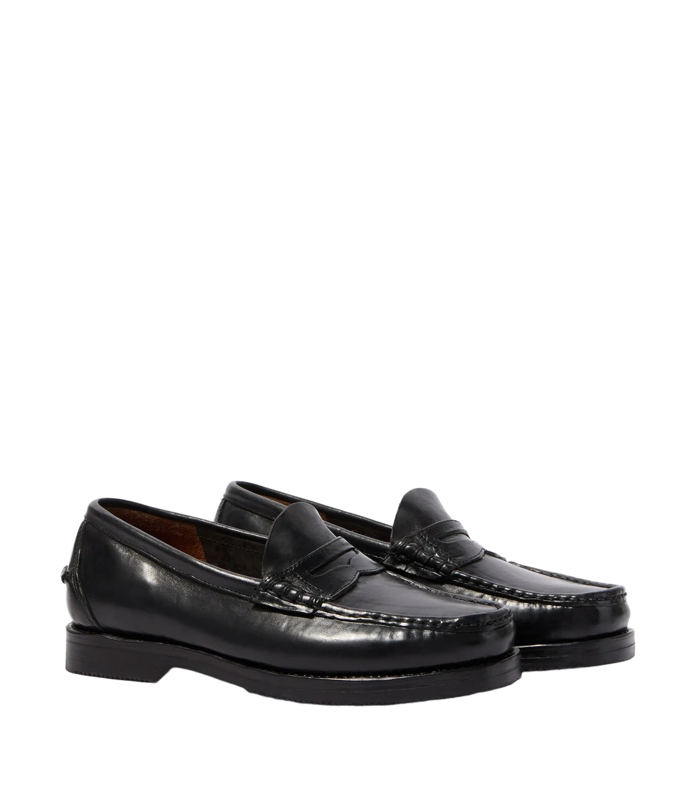 Visvim Fabro-Folk leather penny loafers