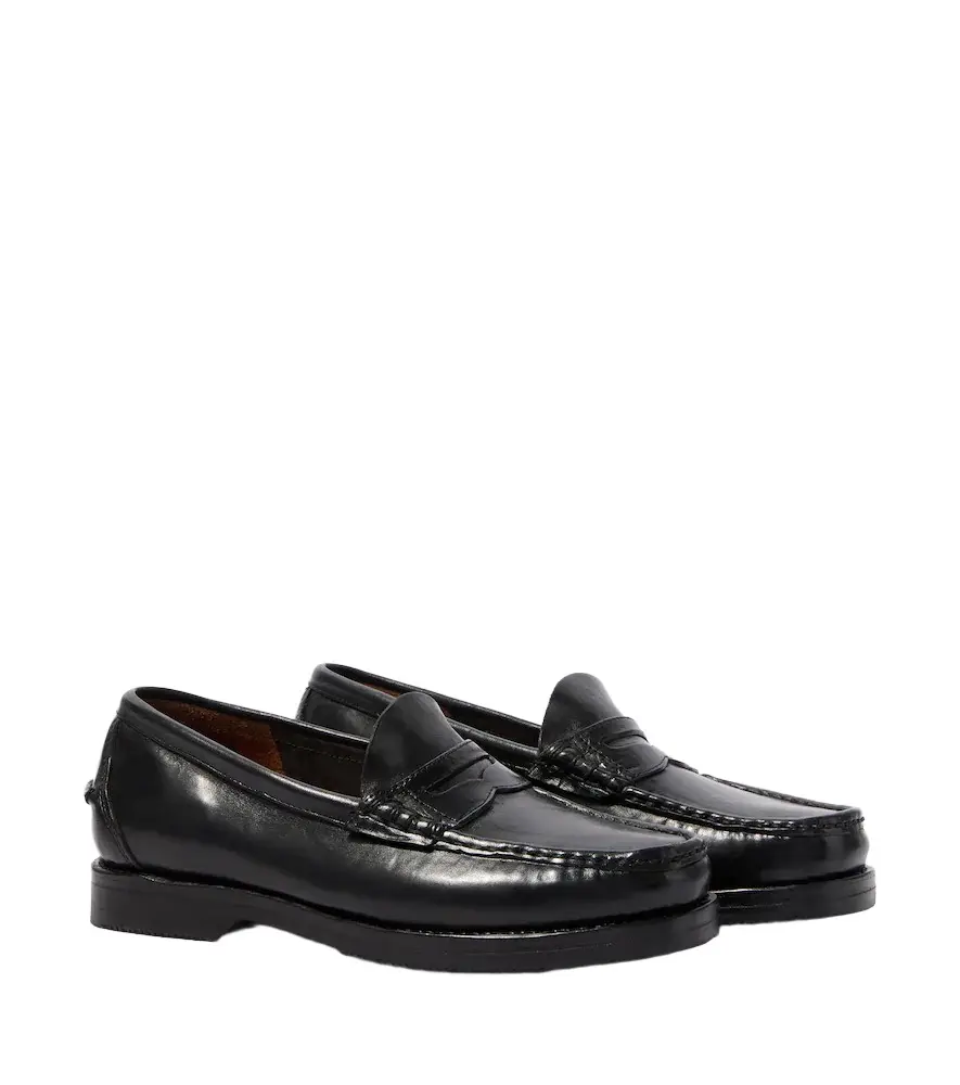 Fabro-Folk leather penny loafers Fabro-Folk leather penny loafers