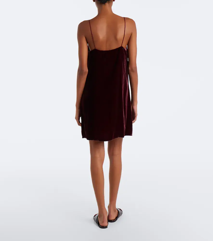 ASCENO Forio velvet minidress | Thumbnail 2 ASCENO Forio velvet minidress | Thumbnail 2