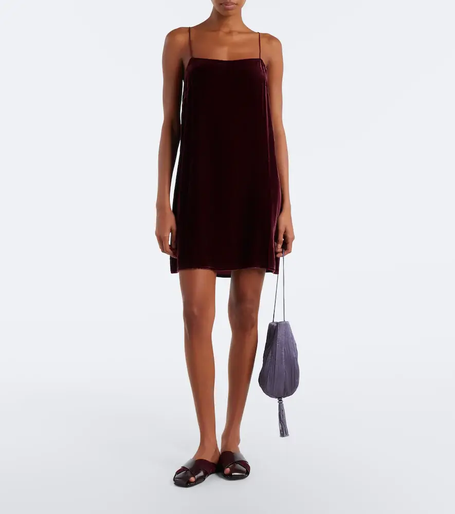 ASCENO Forio velvet minidress | Thumbnail 3 ASCENO Forio velvet minidress | Thumbnail 3