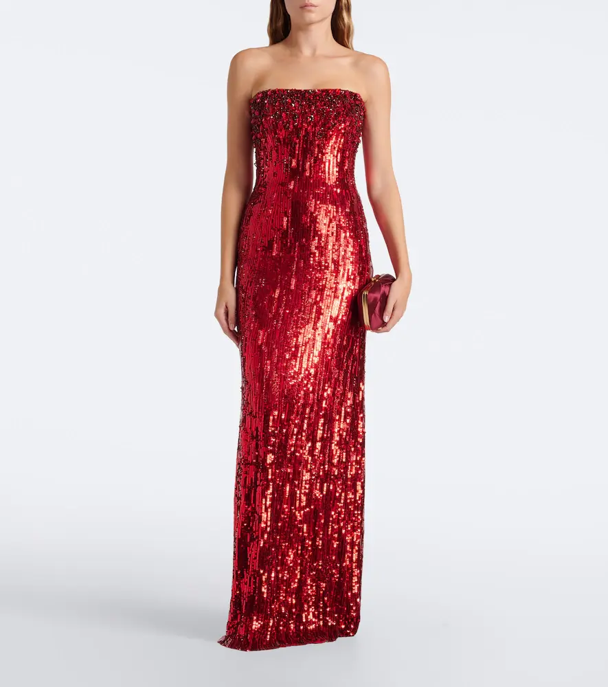 Jenny Packham Honesty embellished bustier gown | Thumbnail 2