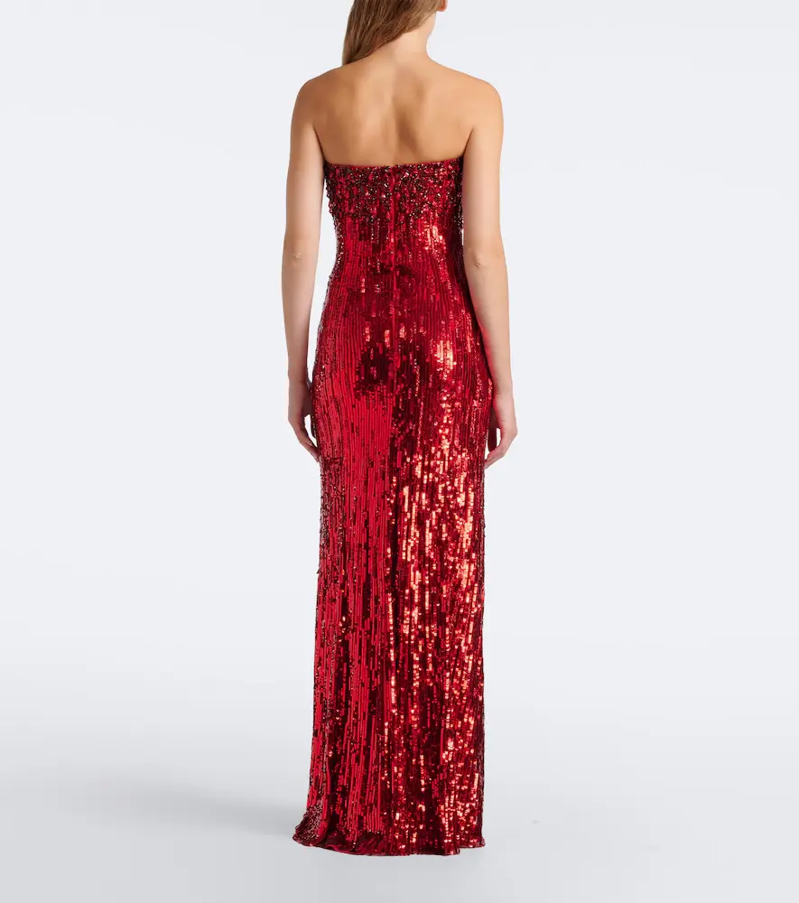 Jenny Packham Honesty embellished bustier gown | Thumbnail 5