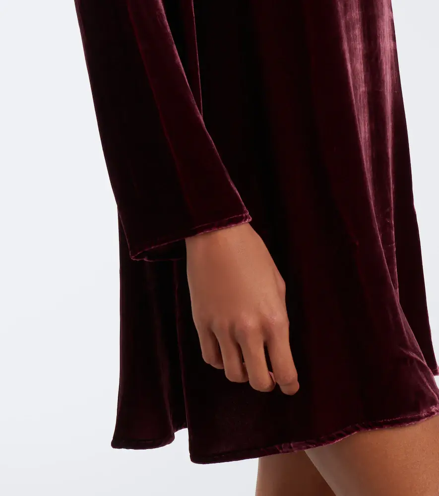 ASCENO Larissa velvet minidress | Thumbnail 2 ASCENO Larissa velvet minidress | Thumbnail 2