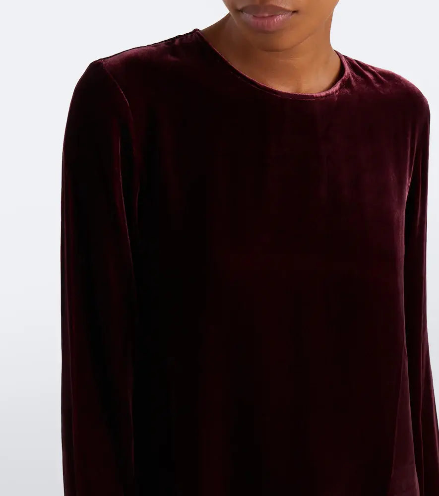 ASCENO Larissa velvet minidress | Thumbnail 4 ASCENO Larissa velvet minidress | Thumbnail 4