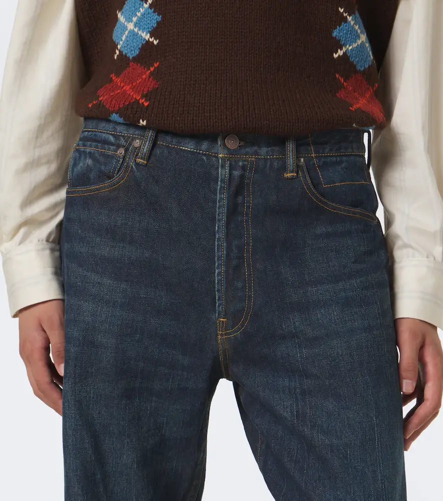 Visvim Social Sculpture 01 faded wide-leg jeans | Thumbnail 4 Visvim Social Sculpture 01 faded wide-leg jeans | Thumbnail 4