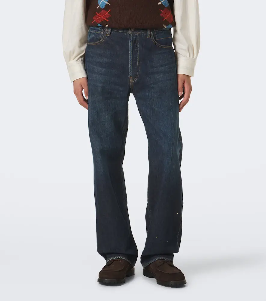 Visvim Social Sculpture 01 faded wide-leg jeans | Thumbnail 6 Visvim Social Sculpture 01 faded wide-leg jeans | Thumbnail 6