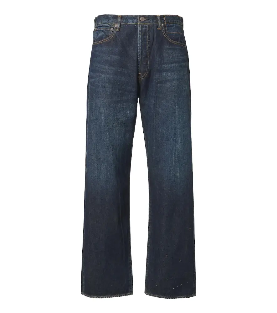 Visvim Social Sculpture 01 faded wide-leg jeans