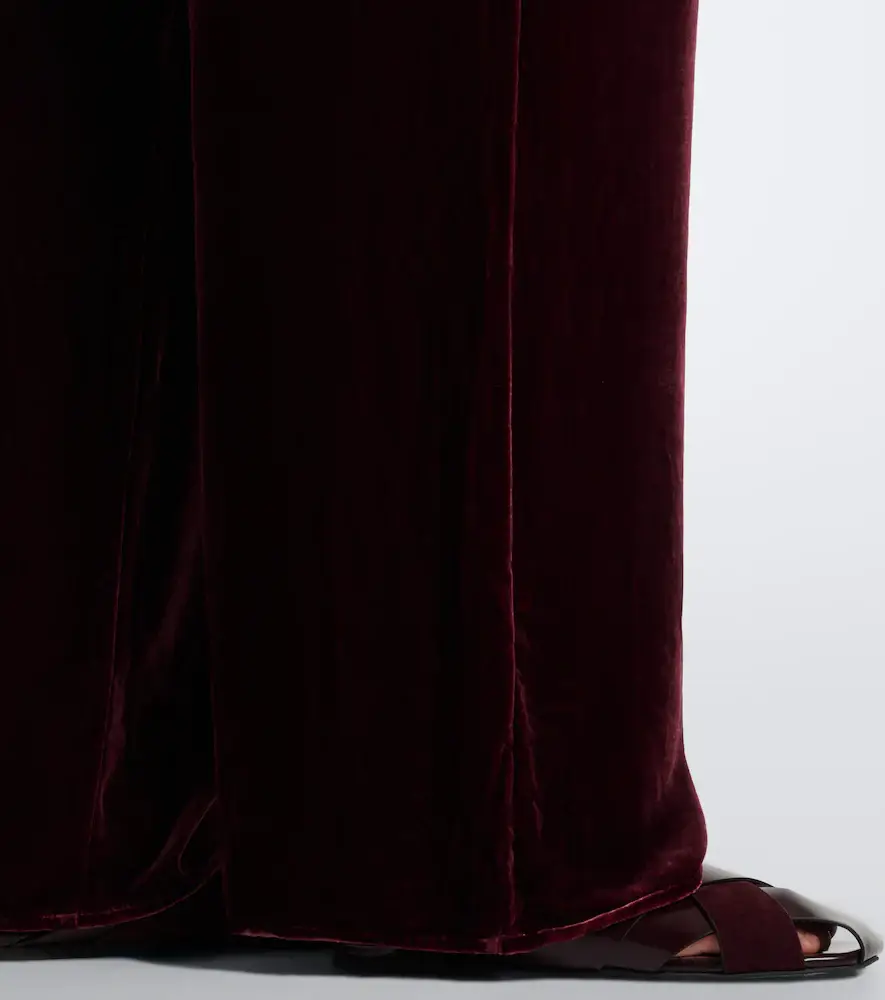 ASCENO Austin velvet wide-leg pants | Thumbnail 4 ASCENO Austin velvet wide-leg pants | Thumbnail 4
