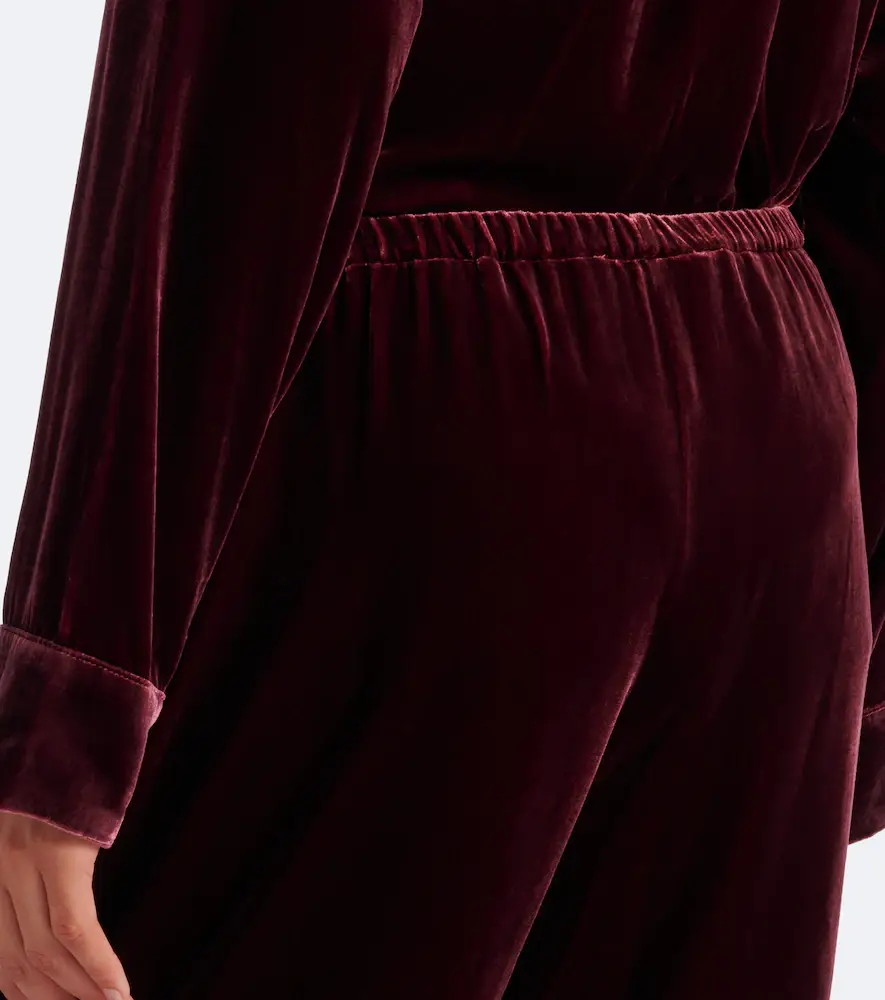 ASCENO Austin velvet wide-leg pants | Thumbnail 5 ASCENO Austin velvet wide-leg pants | Thumbnail 5