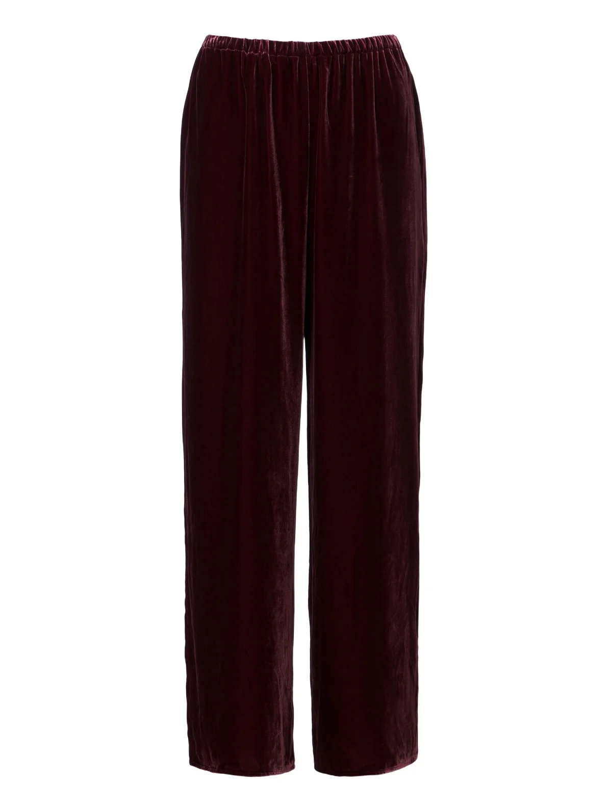 Austin velvet wide-leg pants