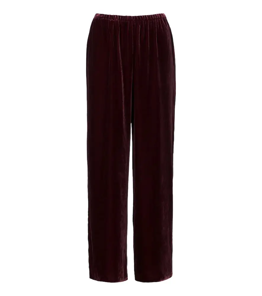 Austin velvet wide-leg pants Austin velvet wide-leg pants