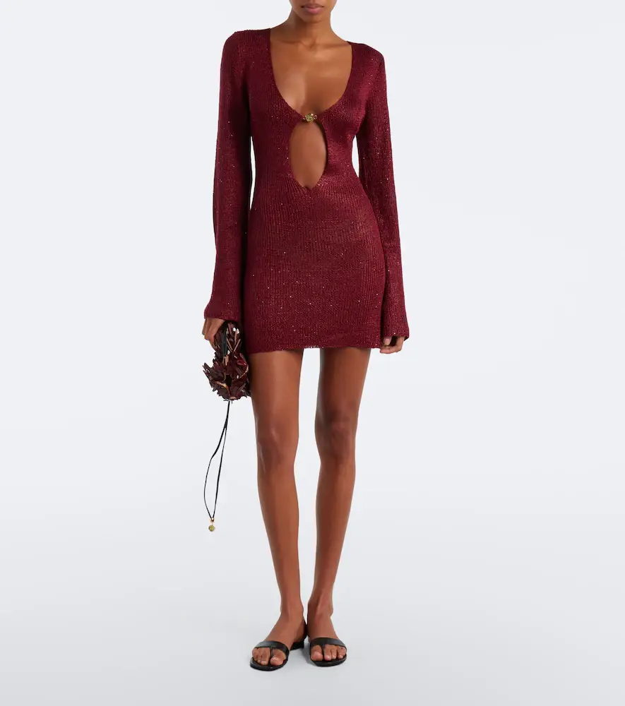 Bananhot Rey sequined knitted minidress | Thumbnail 3