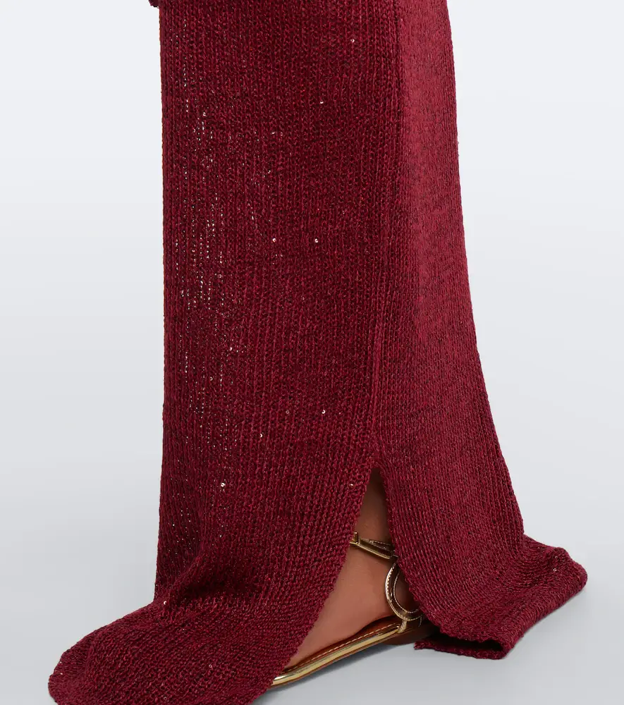 Bananhot Alma sequined knitted maxi skirt | Thumbnail 2 Bananhot Alma sequined knitted maxi skirt | Thumbnail 2